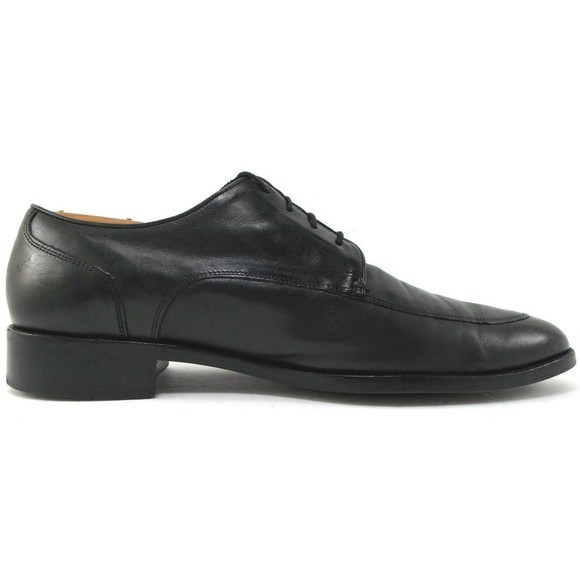 Cole Haan C11627 Mens Black Leather Split-Toe Oxfords Formal Shoes Sz 12M A0711